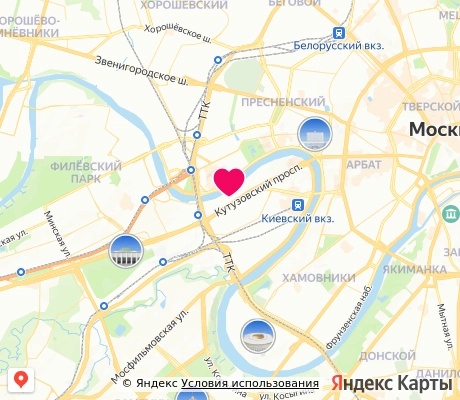 На карте