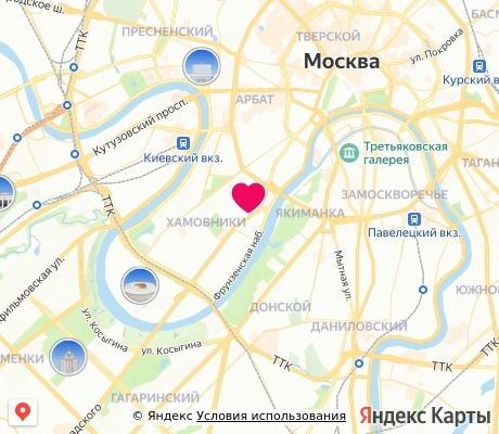 На карте