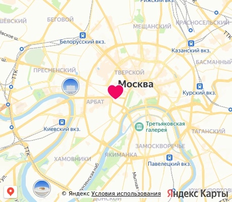 На карте
