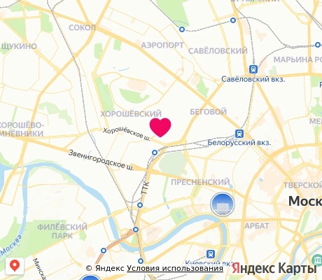 На карте