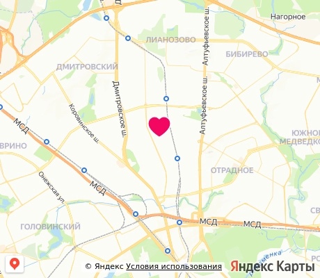 На карте