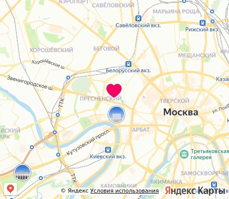 На карте
