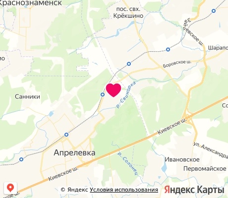 На карте