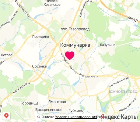 На карте