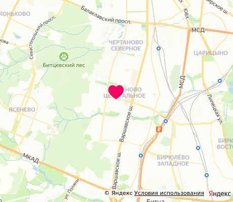 На карте