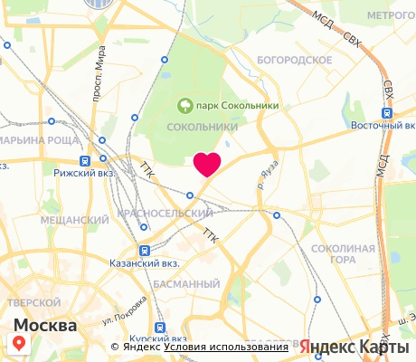 На карте