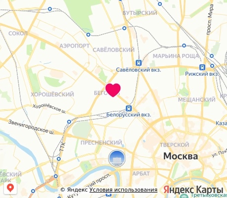 На карте