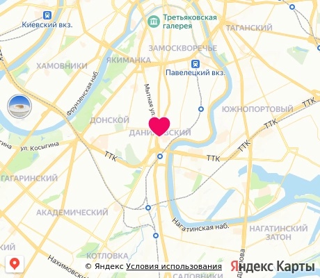 На карте