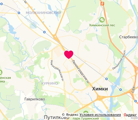 На карте