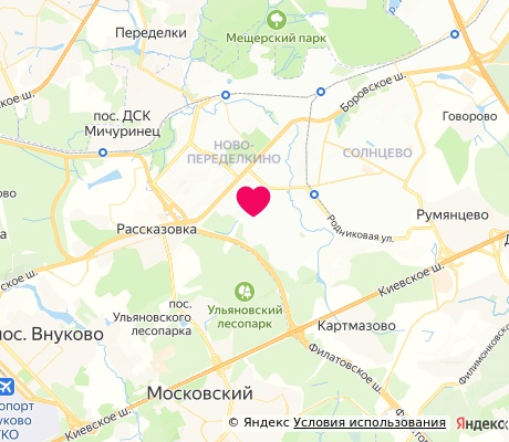 На карте