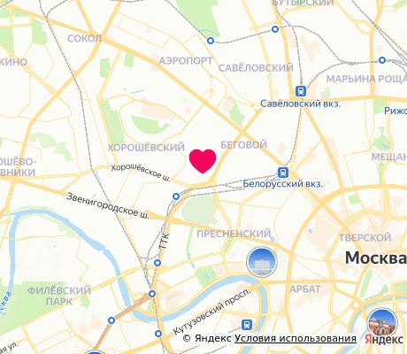 На карте