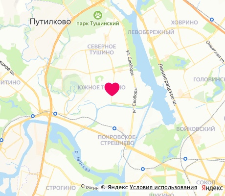 На карте