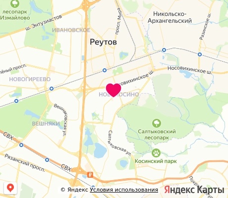 На карте