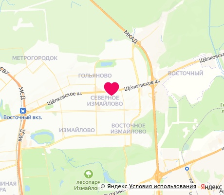 На карте