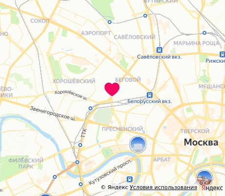 На карте
