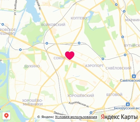 На карте