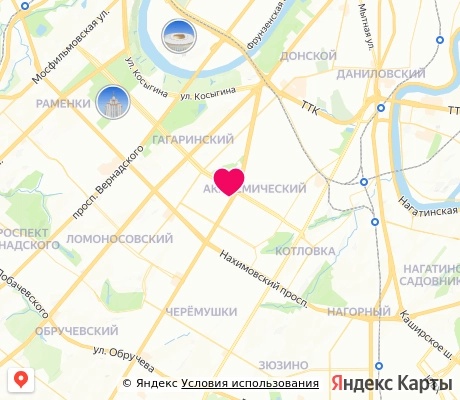 На карте