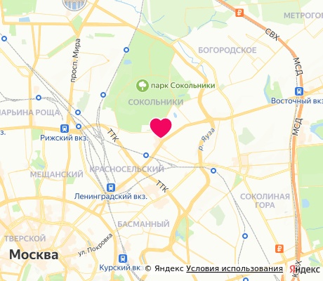На карте
