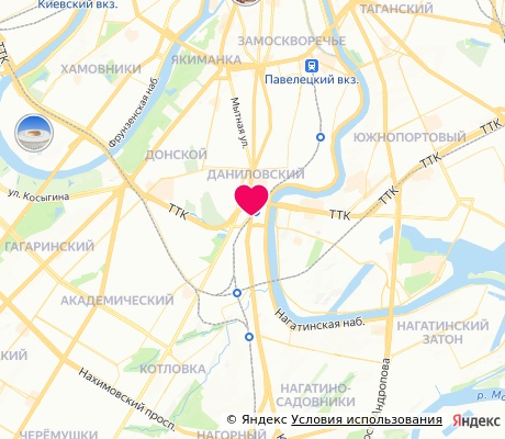 На карте