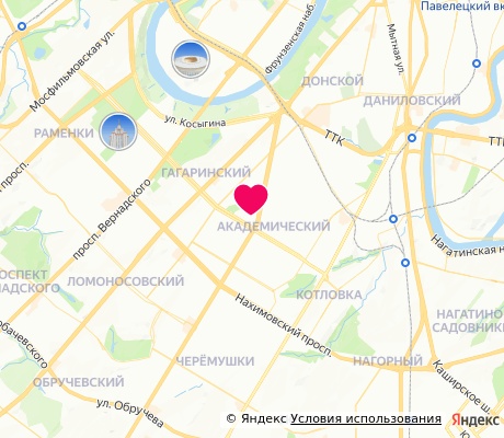 На карте