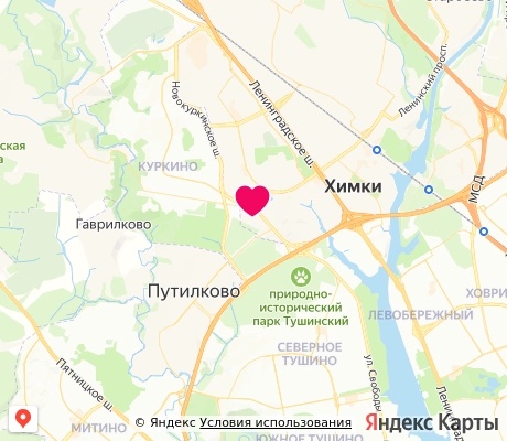 На карте