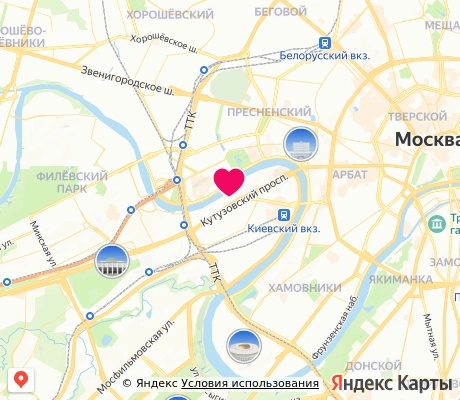 На карте