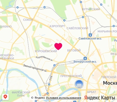 На карте