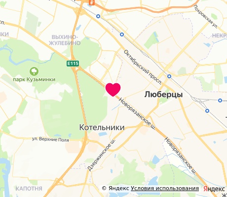 На карте