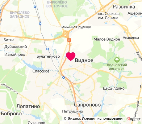 На карте