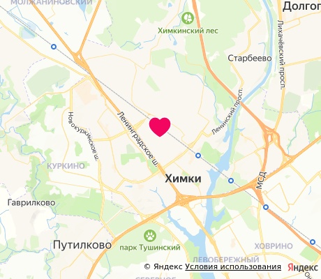 На карте