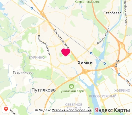 На карте