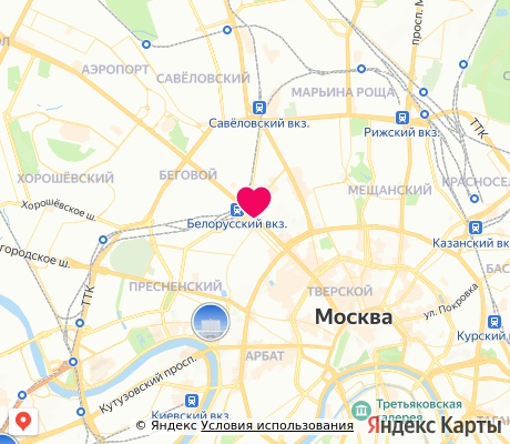 На карте