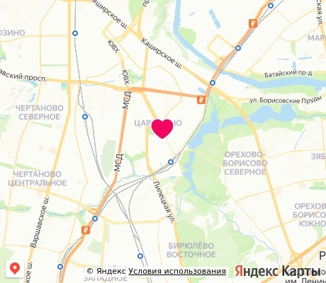 На карте