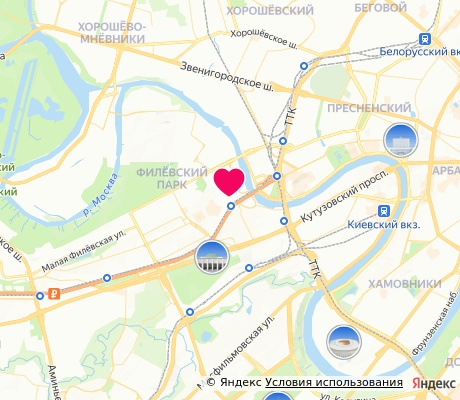 На карте