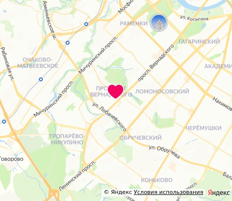 На карте