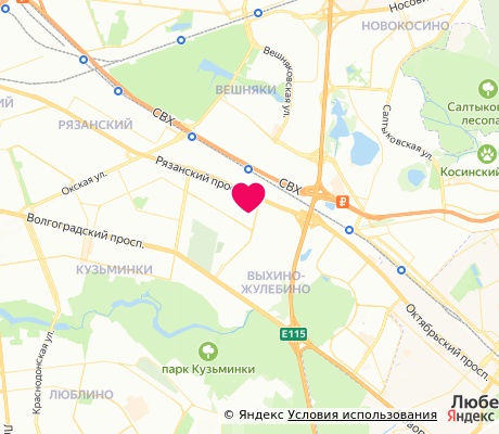 На карте