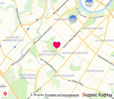 На карте
