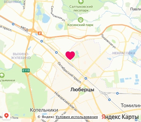 На карте