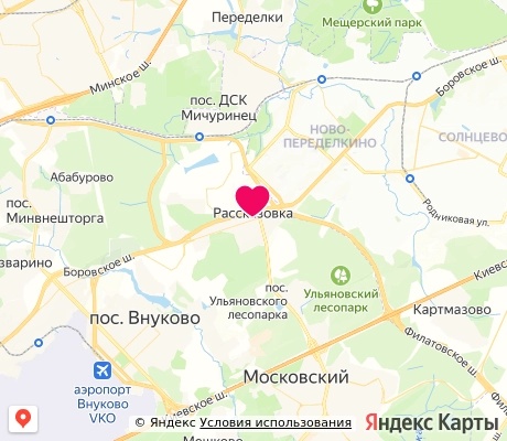 На карте