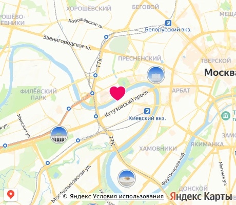 На карте
