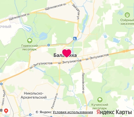 На карте