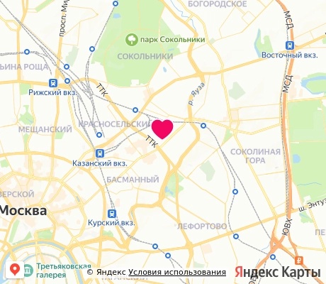 На карте