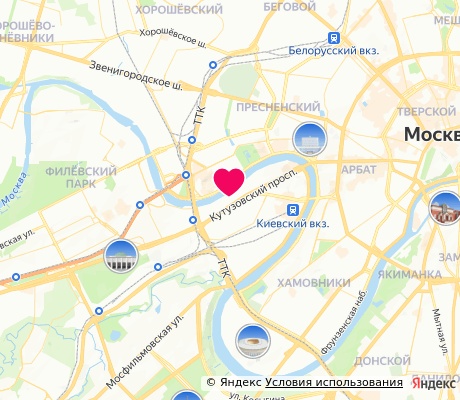 На карте