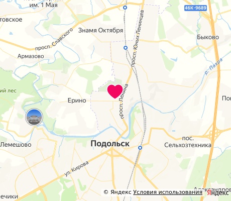 На карте