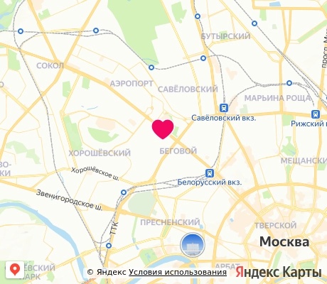 На карте