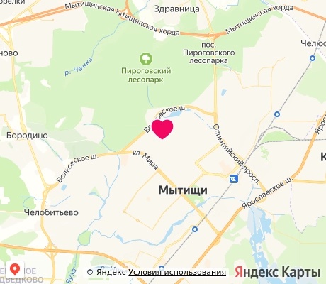 На карте