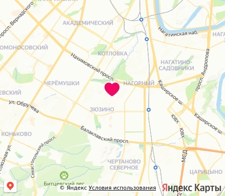 На карте