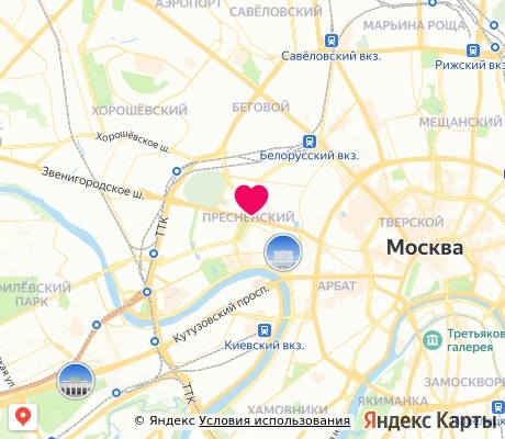 На карте