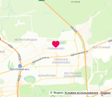 На карте