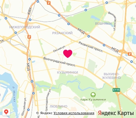 На карте